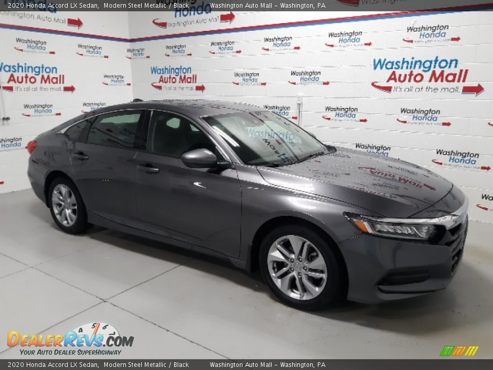 2020 Honda Accord LX Sedan Modern Steel Metallic / Black Photo #2