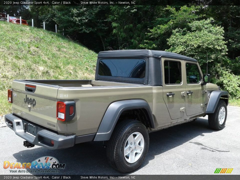 2020 Jeep Gladiator Sport 4x4 Gator / Black Photo #6