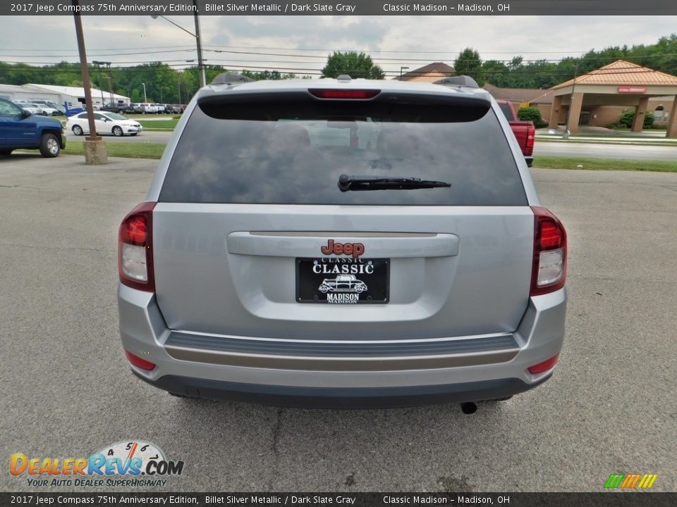 2017 Jeep Compass 75th Anniversary Edition Billet Silver Metallic / Dark Slate Gray Photo #8