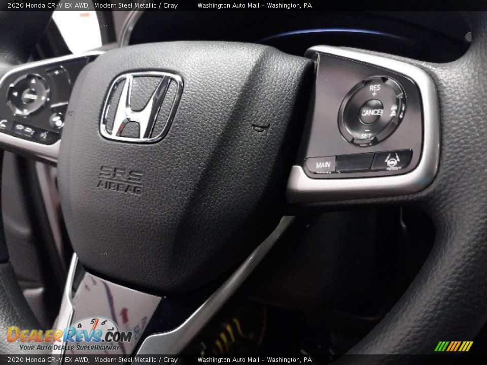 2020 Honda CR-V EX AWD Modern Steel Metallic / Gray Photo #7
