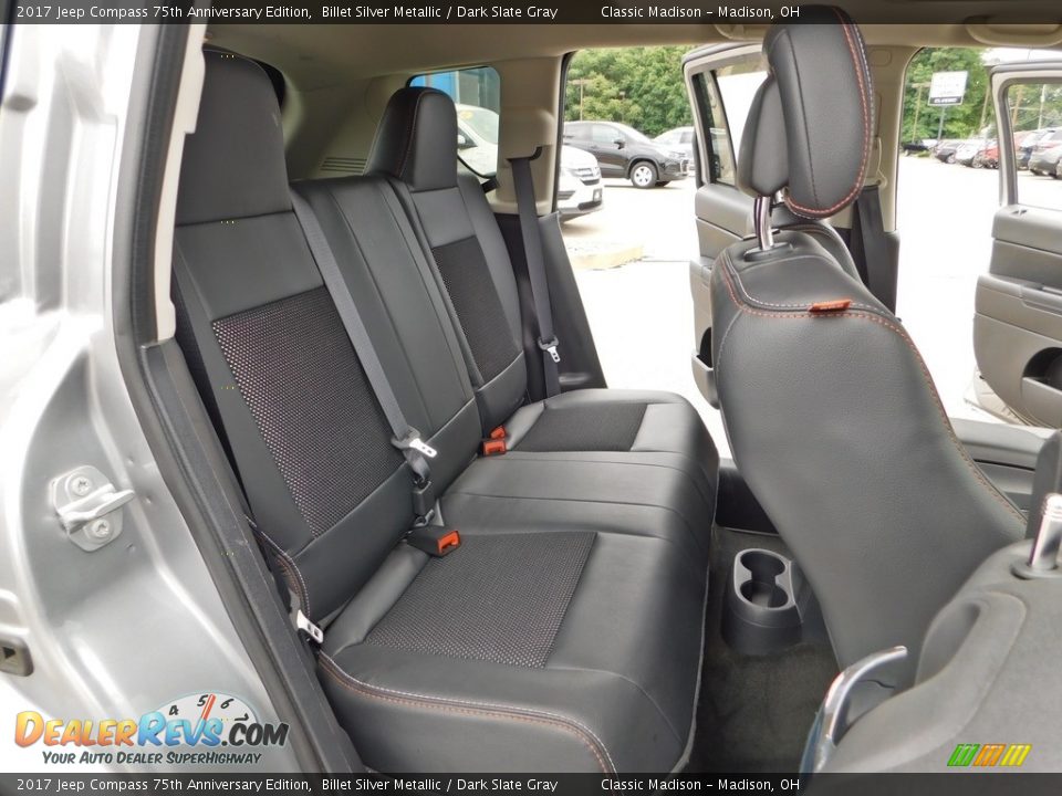 Rear Seat of 2017 Jeep Compass 75th Anniversary Edition Photo #20