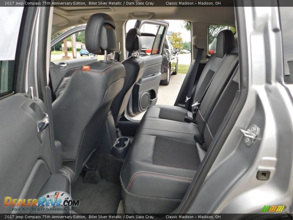 Rear Seat of 2017 Jeep Compass 75th Anniversary Edition Photo #21