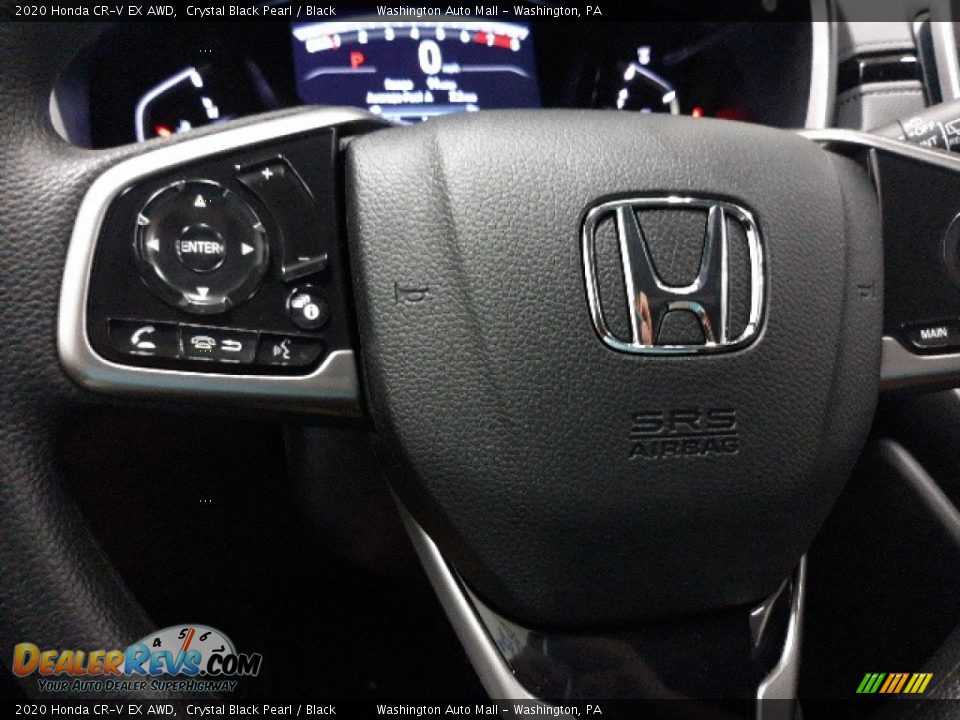2020 Honda CR-V EX AWD Crystal Black Pearl / Black Photo #6