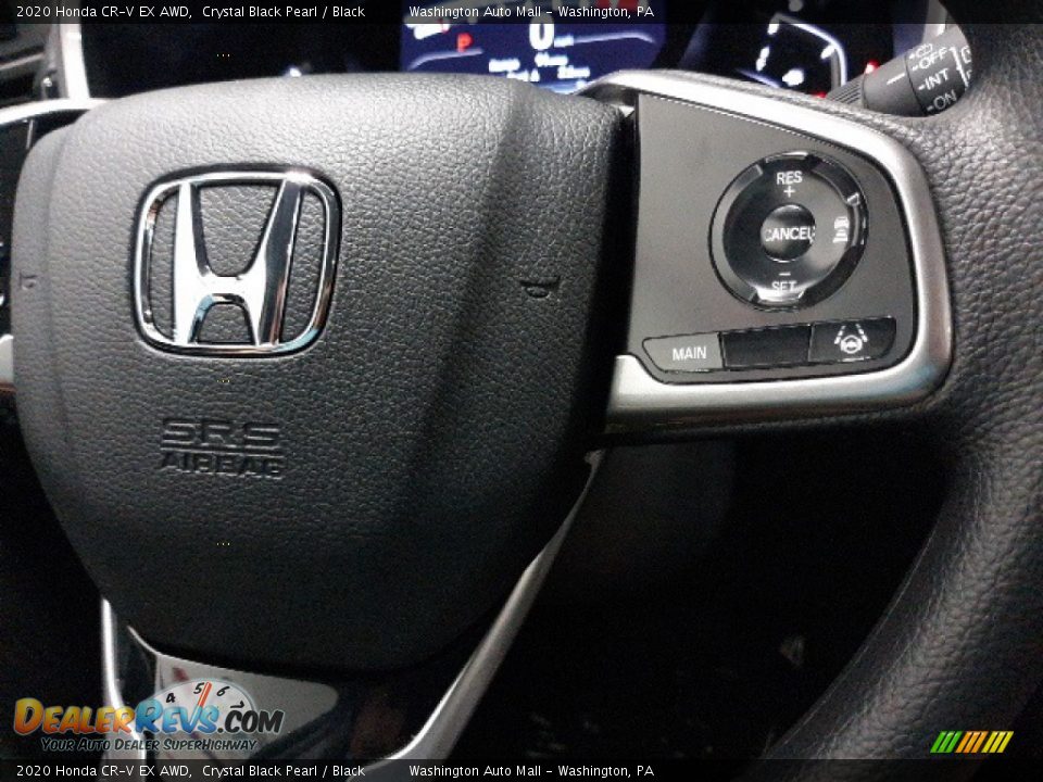 2020 Honda CR-V EX AWD Crystal Black Pearl / Black Photo #7