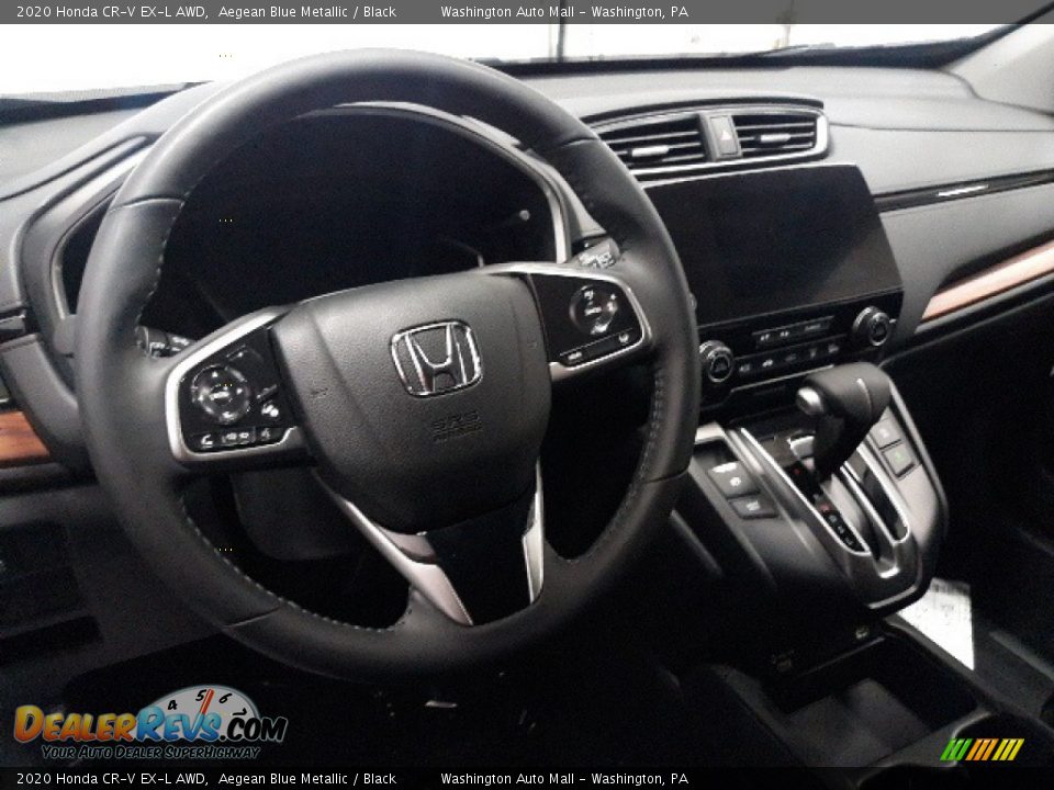 2020 Honda CR-V EX-L AWD Aegean Blue Metallic / Black Photo #4