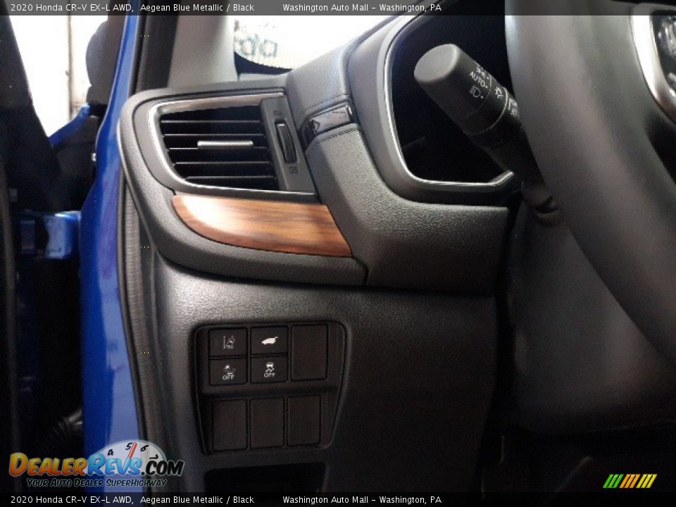 2020 Honda CR-V EX-L AWD Aegean Blue Metallic / Black Photo #11