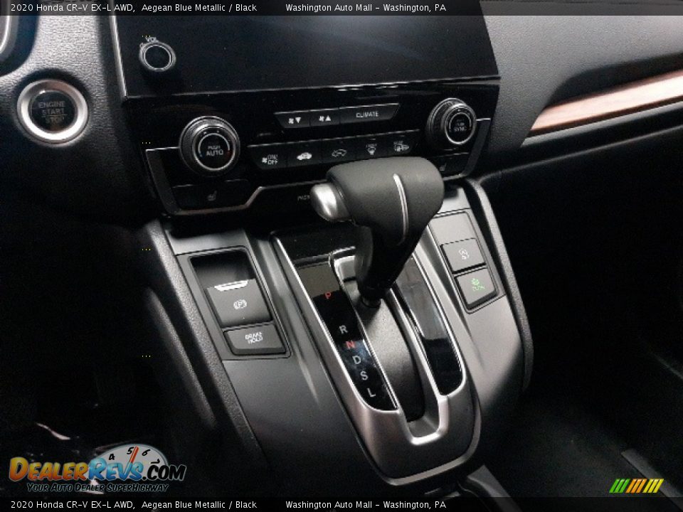 2020 Honda CR-V EX-L AWD Aegean Blue Metallic / Black Photo #14