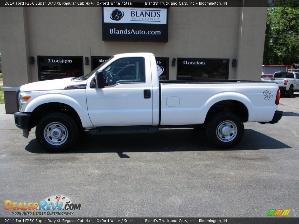 2014 Ford F250 Super Duty XL Regular Cab 4x4 Oxford White / Steel Photo #1
