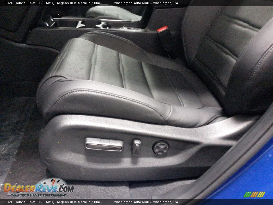 2020 Honda CR-V EX-L AWD Aegean Blue Metallic / Black Photo #25