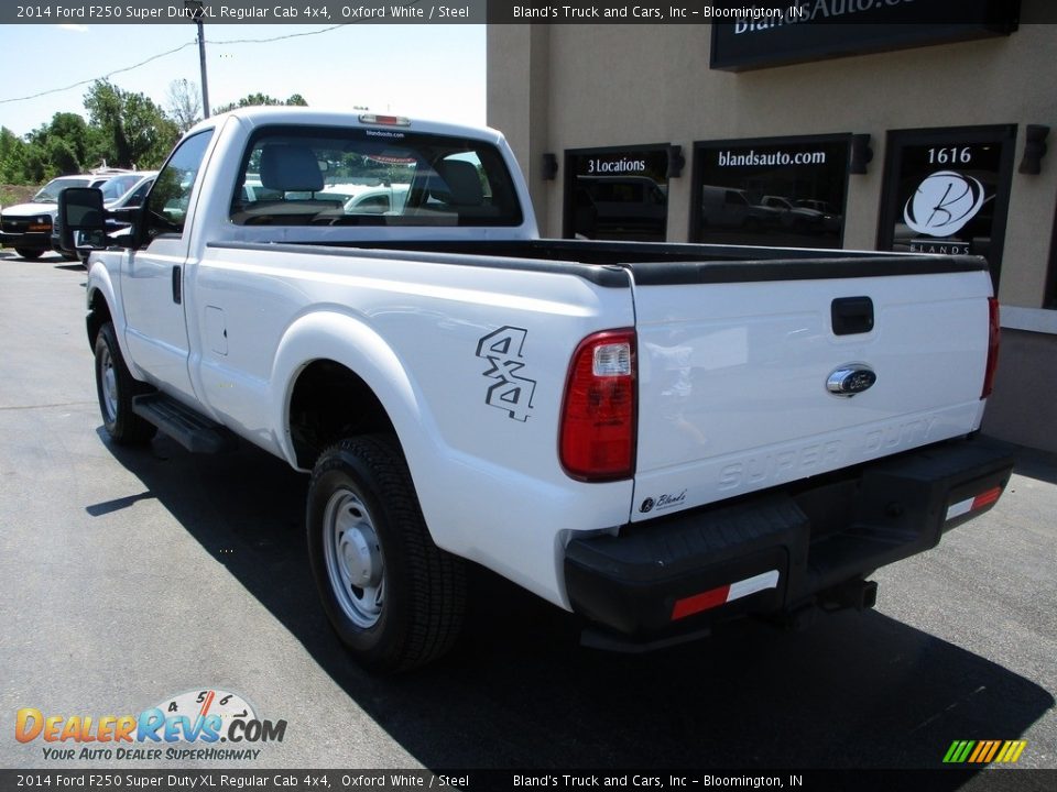 2014 Ford F250 Super Duty XL Regular Cab 4x4 Oxford White / Steel Photo #3