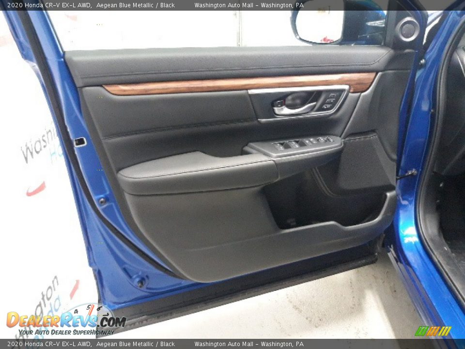 2020 Honda CR-V EX-L AWD Aegean Blue Metallic / Black Photo #26