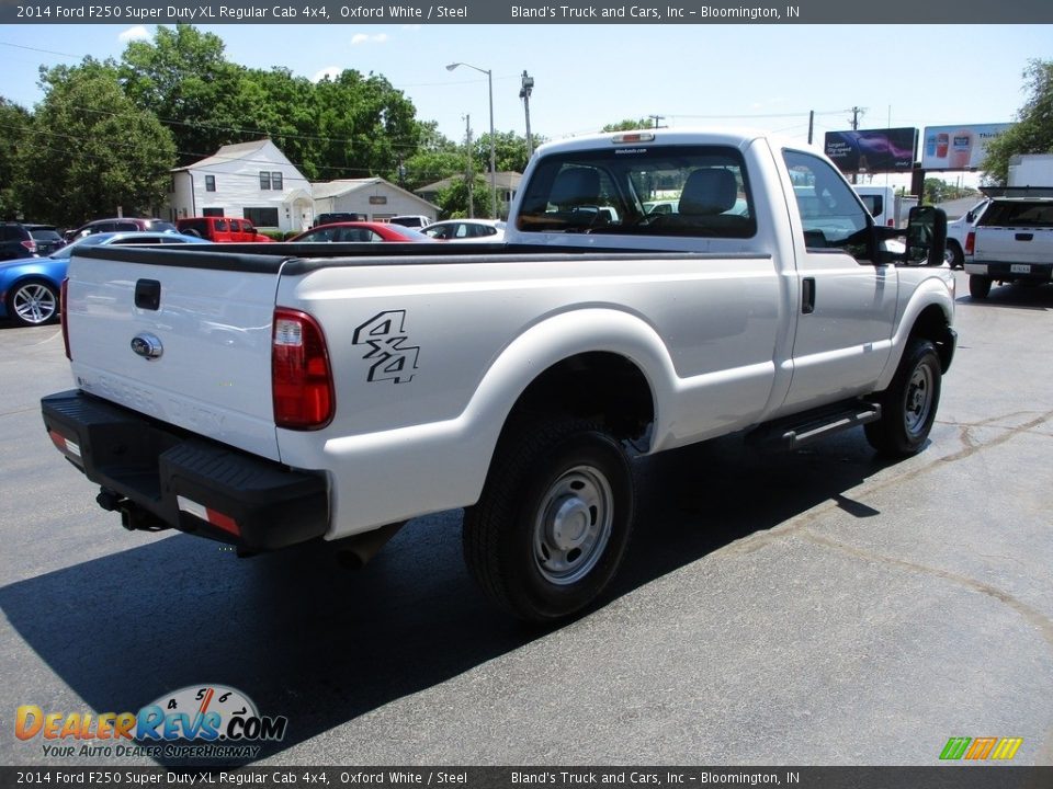2014 Ford F250 Super Duty XL Regular Cab 4x4 Oxford White / Steel Photo #4