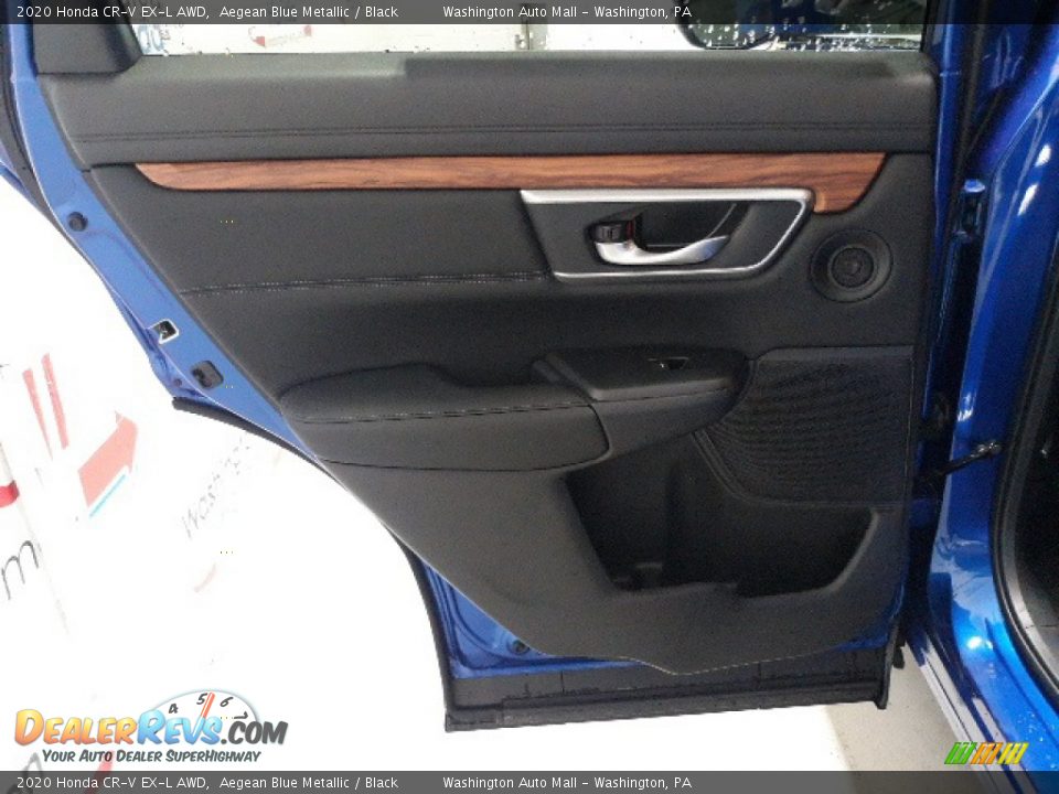 2020 Honda CR-V EX-L AWD Aegean Blue Metallic / Black Photo #31