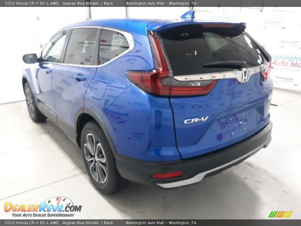 2020 Honda CR-V EX-L AWD Aegean Blue Metallic / Black Photo #33