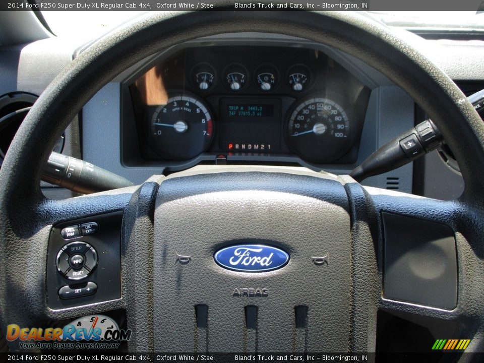 2014 Ford F250 Super Duty XL Regular Cab 4x4 Oxford White / Steel Photo #10