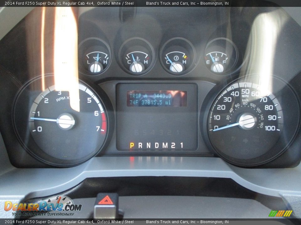 2014 Ford F250 Super Duty XL Regular Cab 4x4 Oxford White / Steel Photo #11