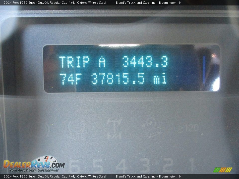 2014 Ford F250 Super Duty XL Regular Cab 4x4 Oxford White / Steel Photo #12