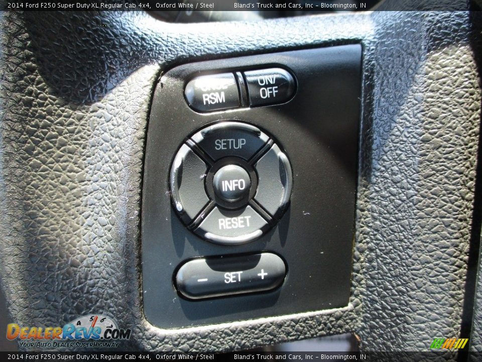 2014 Ford F250 Super Duty XL Regular Cab 4x4 Oxford White / Steel Photo #13
