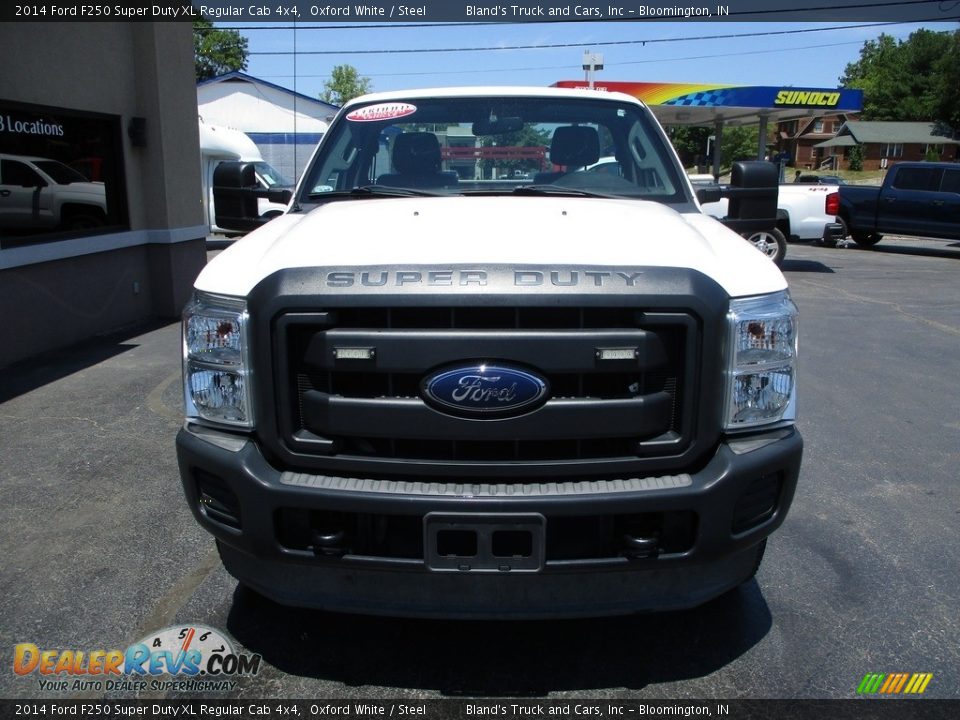 2014 Ford F250 Super Duty XL Regular Cab 4x4 Oxford White / Steel Photo #21