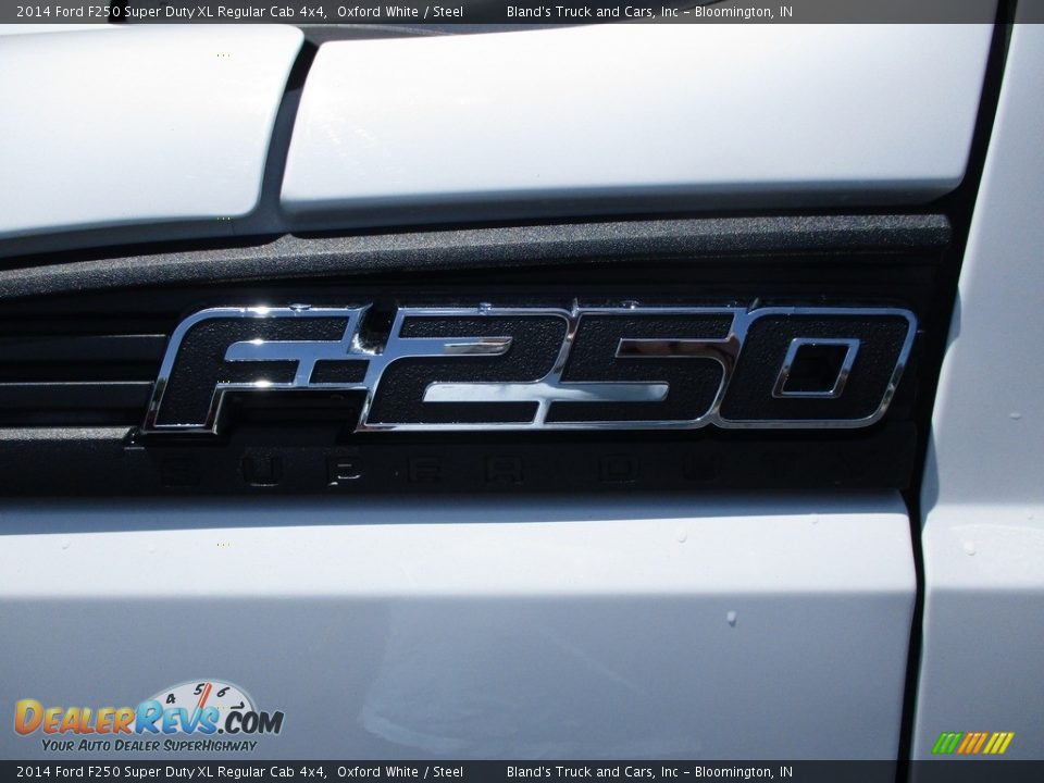 2014 Ford F250 Super Duty XL Regular Cab 4x4 Oxford White / Steel Photo #24