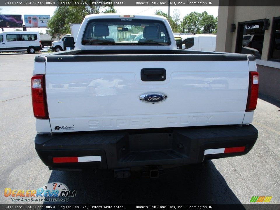 2014 Ford F250 Super Duty XL Regular Cab 4x4 Oxford White / Steel Photo #27
