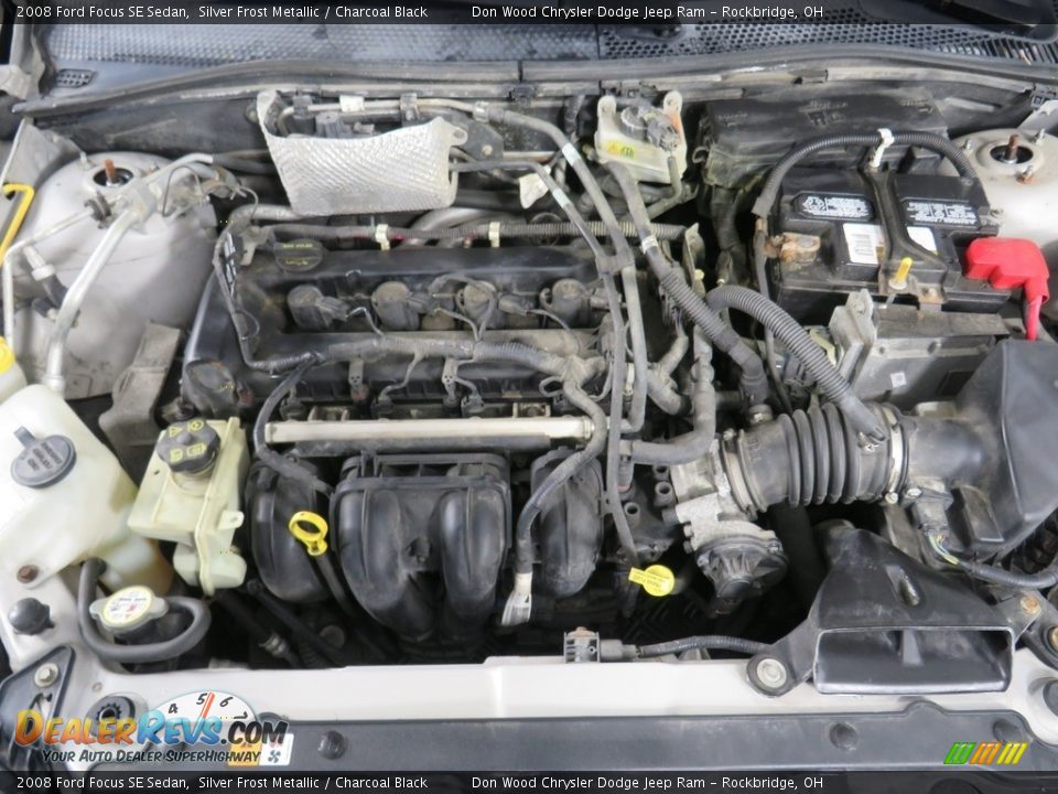 2008 Ford Focus SE Sedan Silver Frost Metallic / Charcoal Black Photo #6