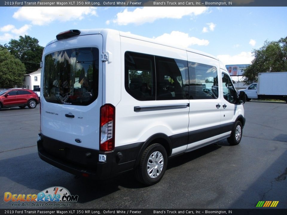 2019 Ford Transit Passenger Wagon XLT 350 MR Long Oxford White / Pewter Photo #4