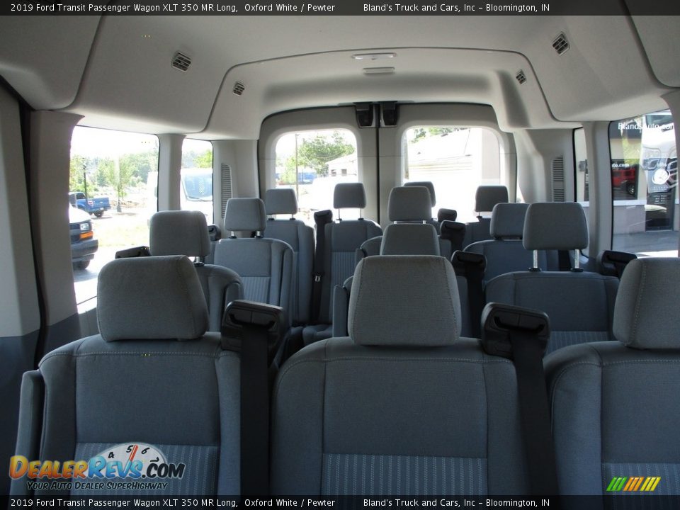 2019 Ford Transit Passenger Wagon XLT 350 MR Long Oxford White / Pewter Photo #24