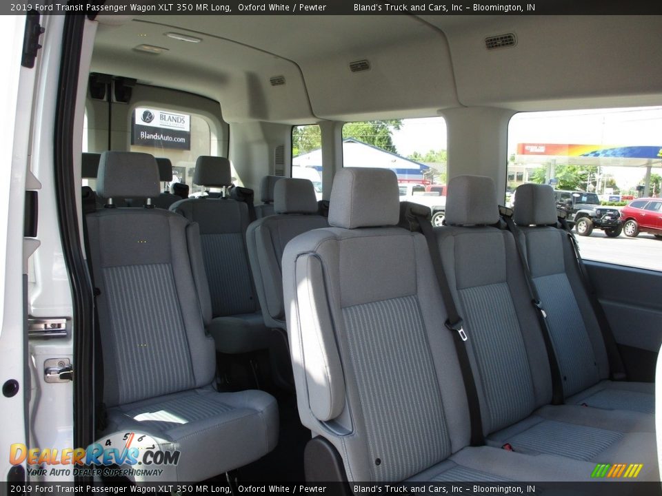 2019 Ford Transit Passenger Wagon XLT 350 MR Long Oxford White / Pewter Photo #25