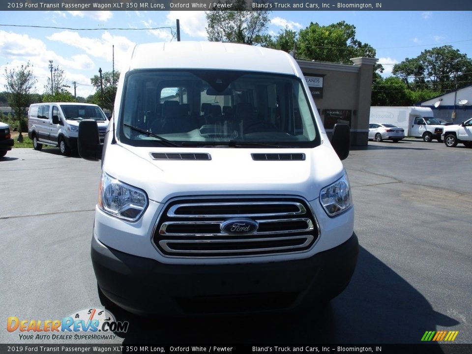 2019 Ford Transit Passenger Wagon XLT 350 MR Long Oxford White / Pewter Photo #26