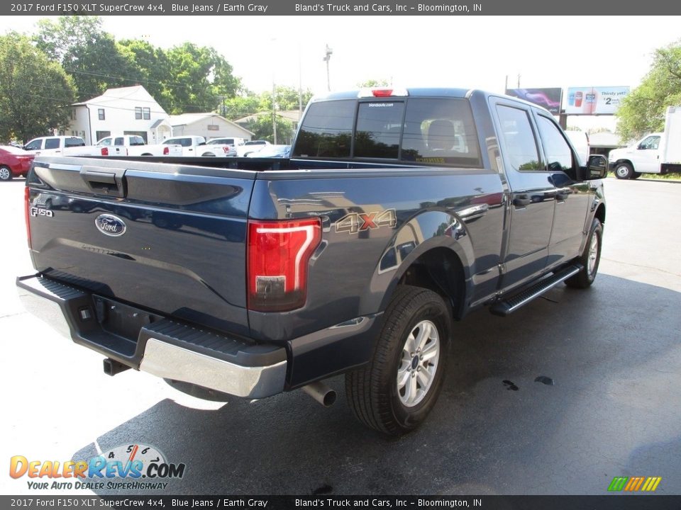 2017 Ford F150 XLT SuperCrew 4x4 Blue Jeans / Earth Gray Photo #4