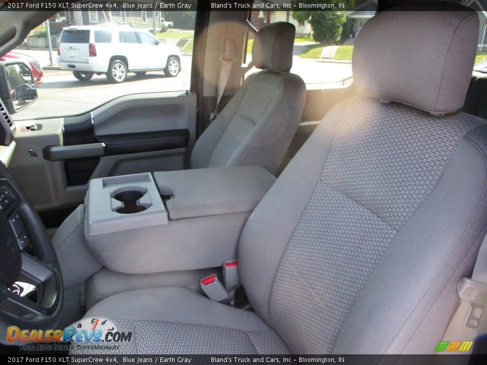 2017 Ford F150 XLT SuperCrew 4x4 Blue Jeans / Earth Gray Photo #7