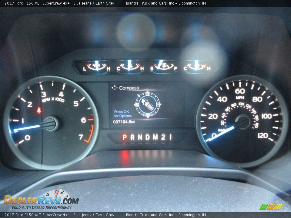 2017 Ford F150 XLT SuperCrew 4x4 Blue Jeans / Earth Gray Photo #14