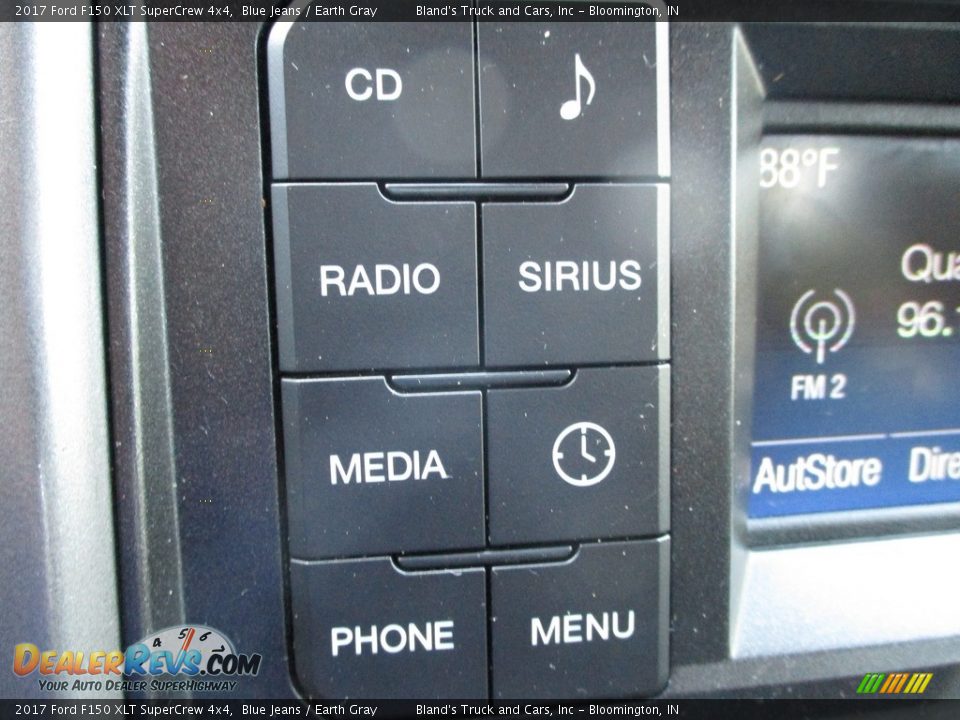 2017 Ford F150 XLT SuperCrew 4x4 Blue Jeans / Earth Gray Photo #25
