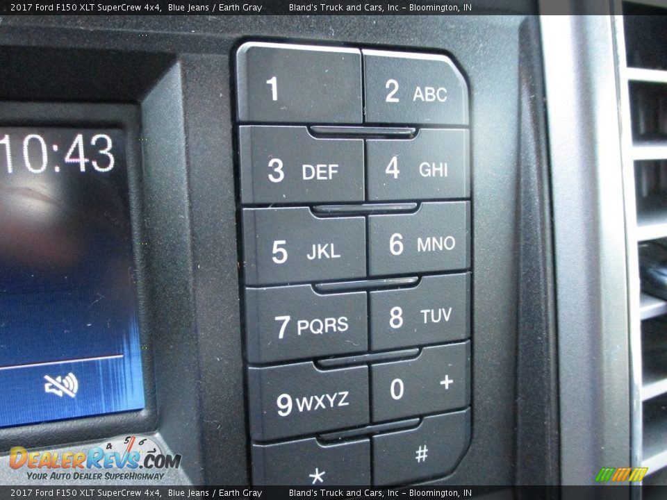 2017 Ford F150 XLT SuperCrew 4x4 Blue Jeans / Earth Gray Photo #26