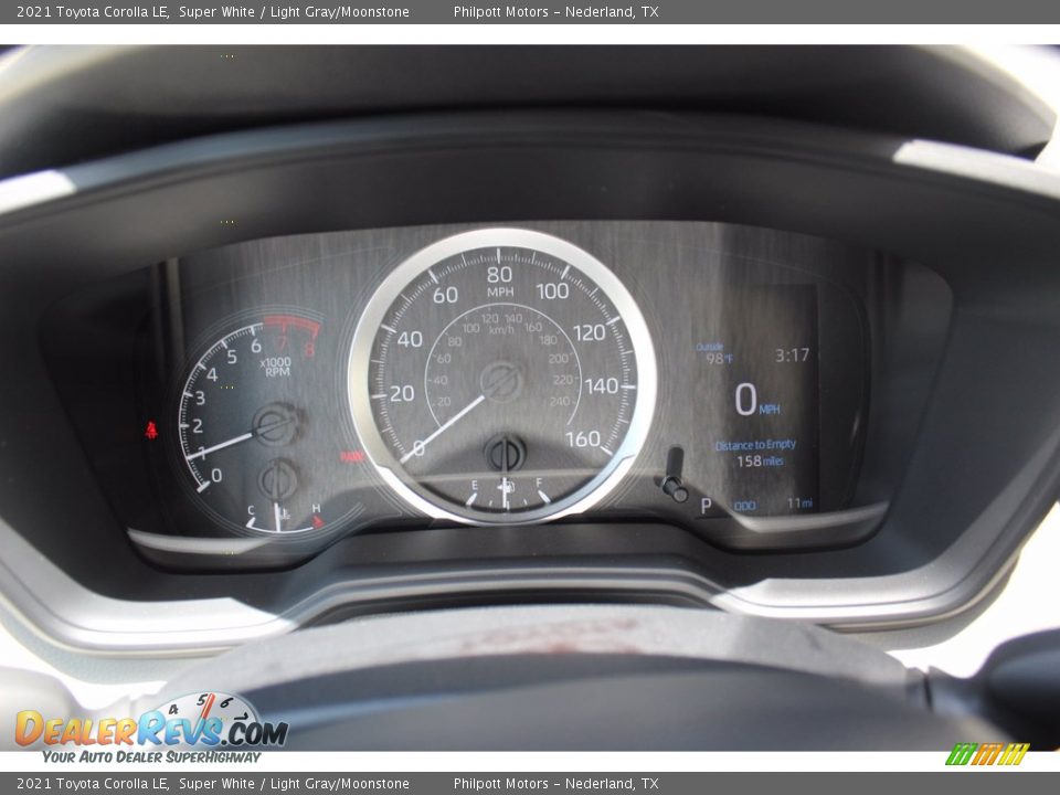 2021 Toyota Corolla LE Gauges Photo #13