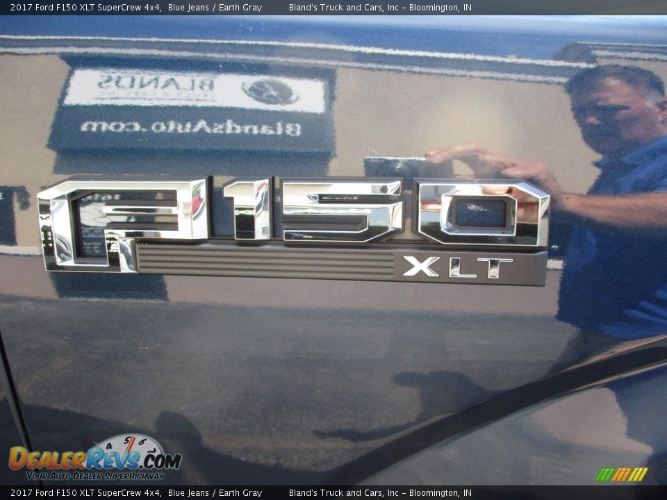 2017 Ford F150 XLT SuperCrew 4x4 Blue Jeans / Earth Gray Photo #36