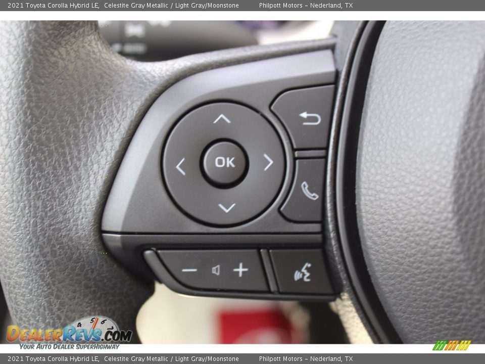 2021 Toyota Corolla Hybrid LE Steering Wheel Photo #11