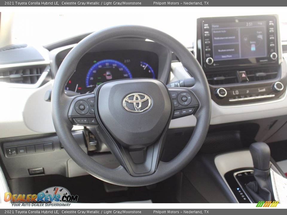 2021 Toyota Corolla Hybrid LE Steering Wheel Photo #22