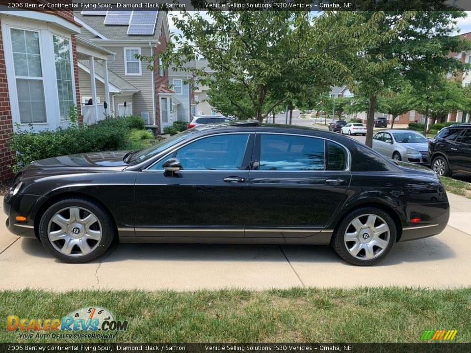 2006 Bentley Continental Flying Spur Diamond Black / Saffron Photo #1