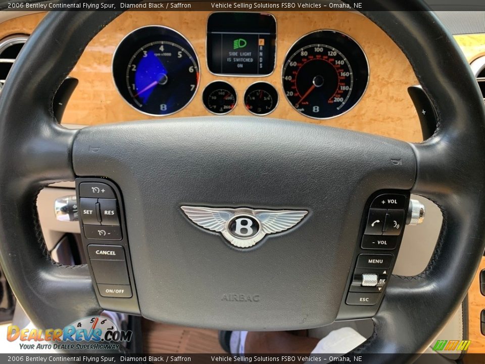 2006 Bentley Continental Flying Spur  Steering Wheel Photo #4