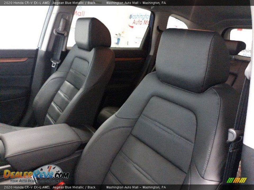 2020 Honda CR-V EX-L AWD Aegean Blue Metallic / Black Photo #23