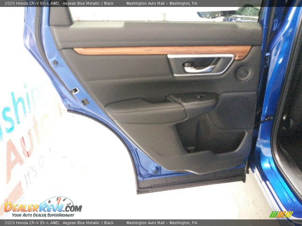 2020 Honda CR-V EX-L AWD Aegean Blue Metallic / Black Photo #29