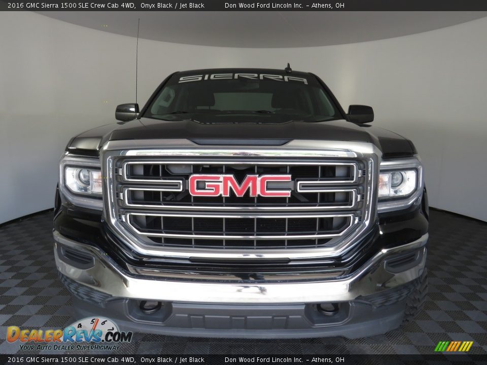 2016 GMC Sierra 1500 SLE Crew Cab 4WD Onyx Black / Jet Black Photo #4