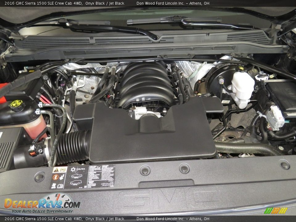2016 GMC Sierra 1500 SLE Crew Cab 4WD Onyx Black / Jet Black Photo #6