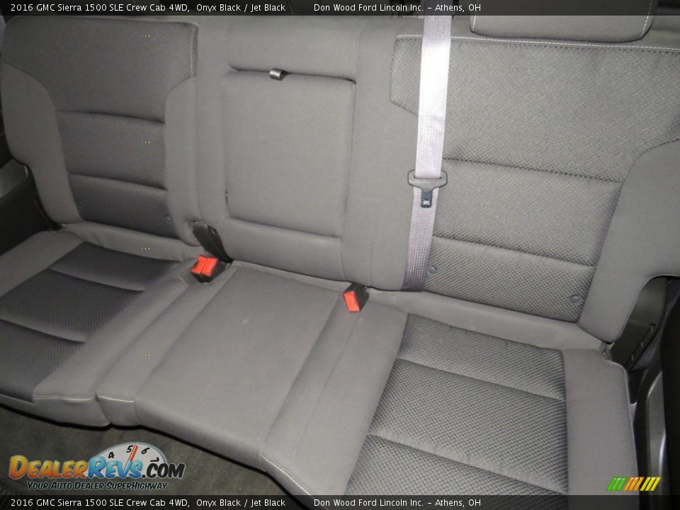 2016 GMC Sierra 1500 SLE Crew Cab 4WD Onyx Black / Jet Black Photo #19
