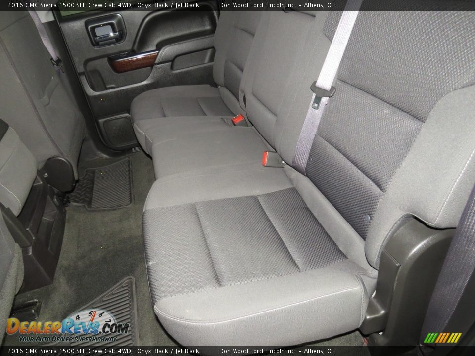 2016 GMC Sierra 1500 SLE Crew Cab 4WD Onyx Black / Jet Black Photo #21