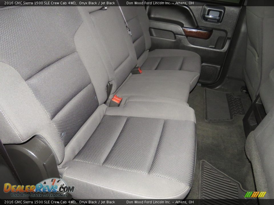 2016 GMC Sierra 1500 SLE Crew Cab 4WD Onyx Black / Jet Black Photo #23