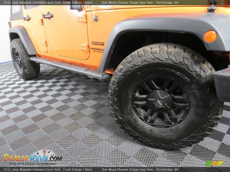 2012 Jeep Wrangler Unlimited Sport 4x4 Crush Orange / Black Photo #3
