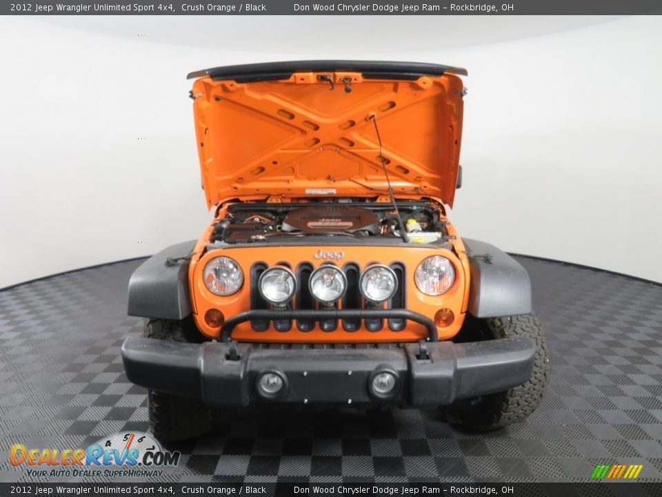 2012 Jeep Wrangler Unlimited Sport 4x4 Crush Orange / Black Photo #5